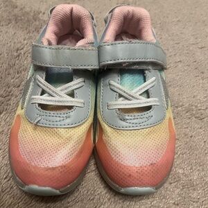 Stride rite rainbow sneakers size 12 toddler